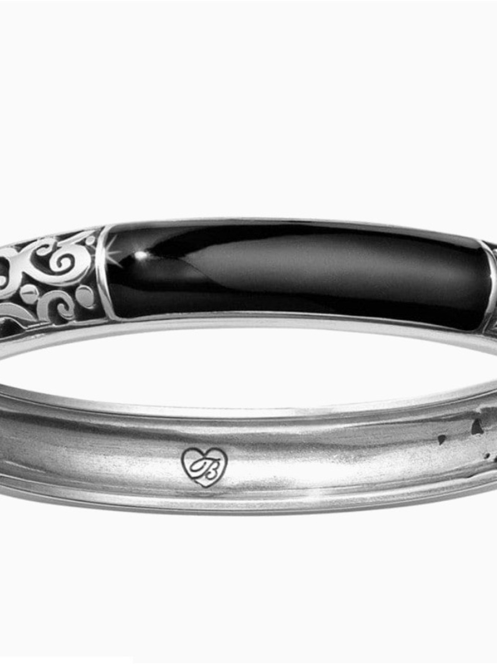 Brighton catania  hinged Bangle with Black Center